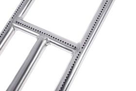 DELSbbq H-burner delivers even heat distribution across the griddle surface