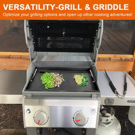 DELSbbq large cooking surface accommodates multiple dishes for gatherings.