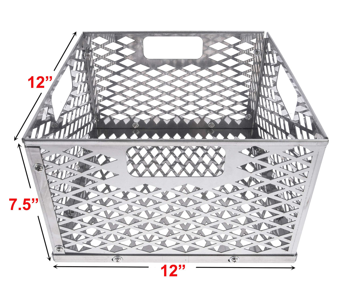 DELSbbq charcoal firebox basket for Longhorn offset ensures reliable airflow and quicker preheat