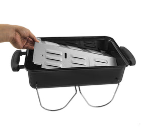 Packaged DELSbbq flavorizer bar ready for Weber Go-Anywhere installation