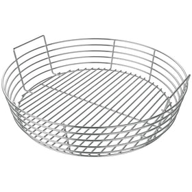 DELSbbq stainless steel ash basket for XL Big Green Egg improves airflow for efficient heating