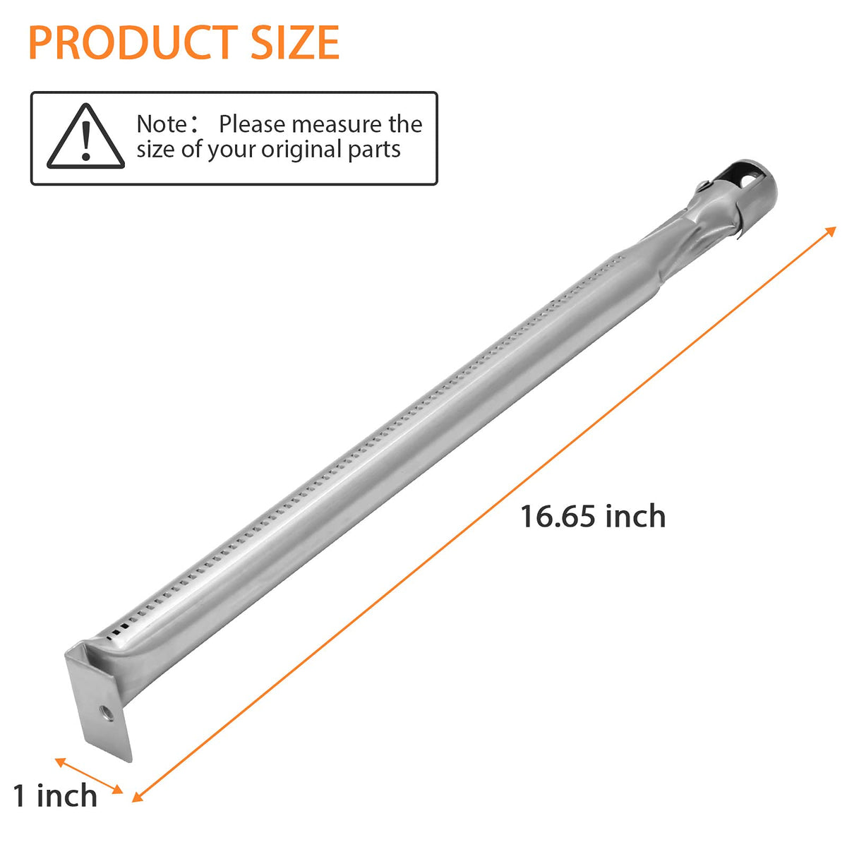 DELSbbq stainless steel burner tubes assembly for reliable grill performance.