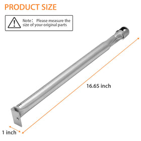 DELSbbq stainless steel burner tubes assembly for reliable grill performance.