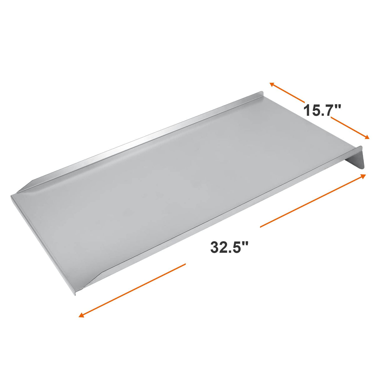 DELSbbq stainless steel drip tray for Tex Elite, easy installation and longevity