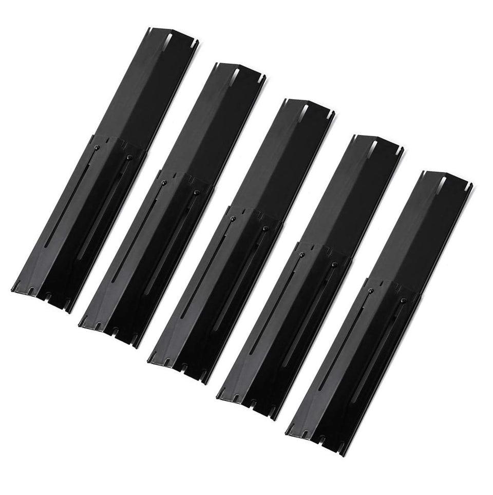 DELSbbq universal heat plate shield extended to 21 inches improves grill heat distribution