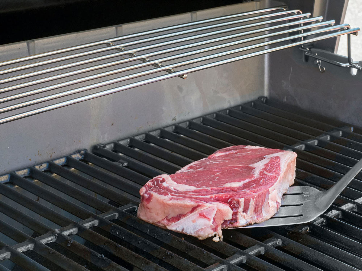 DELSbbq rust-resistant rack supports years of reliable use.