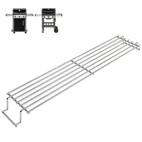 DELSbbq warming rack for Weber Spirit 300 compatibility expands grilling space.