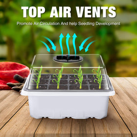 Delxo adjustable vent dome lets you fine tune airflow for healthy sprouts.