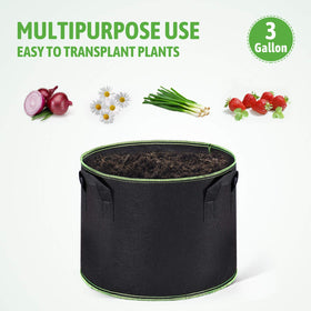 Delxo 3-Gallon fabric texture illustrating breathable root environment