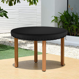 Demao black patio cover complements any patio setup while guarding surfaces.