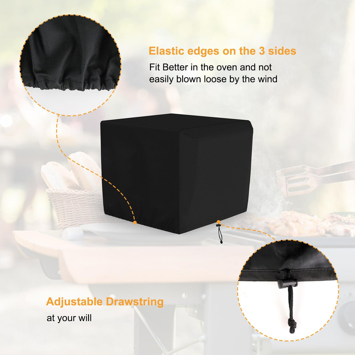 UV-resistant finish helps protect color and appearance during sun.