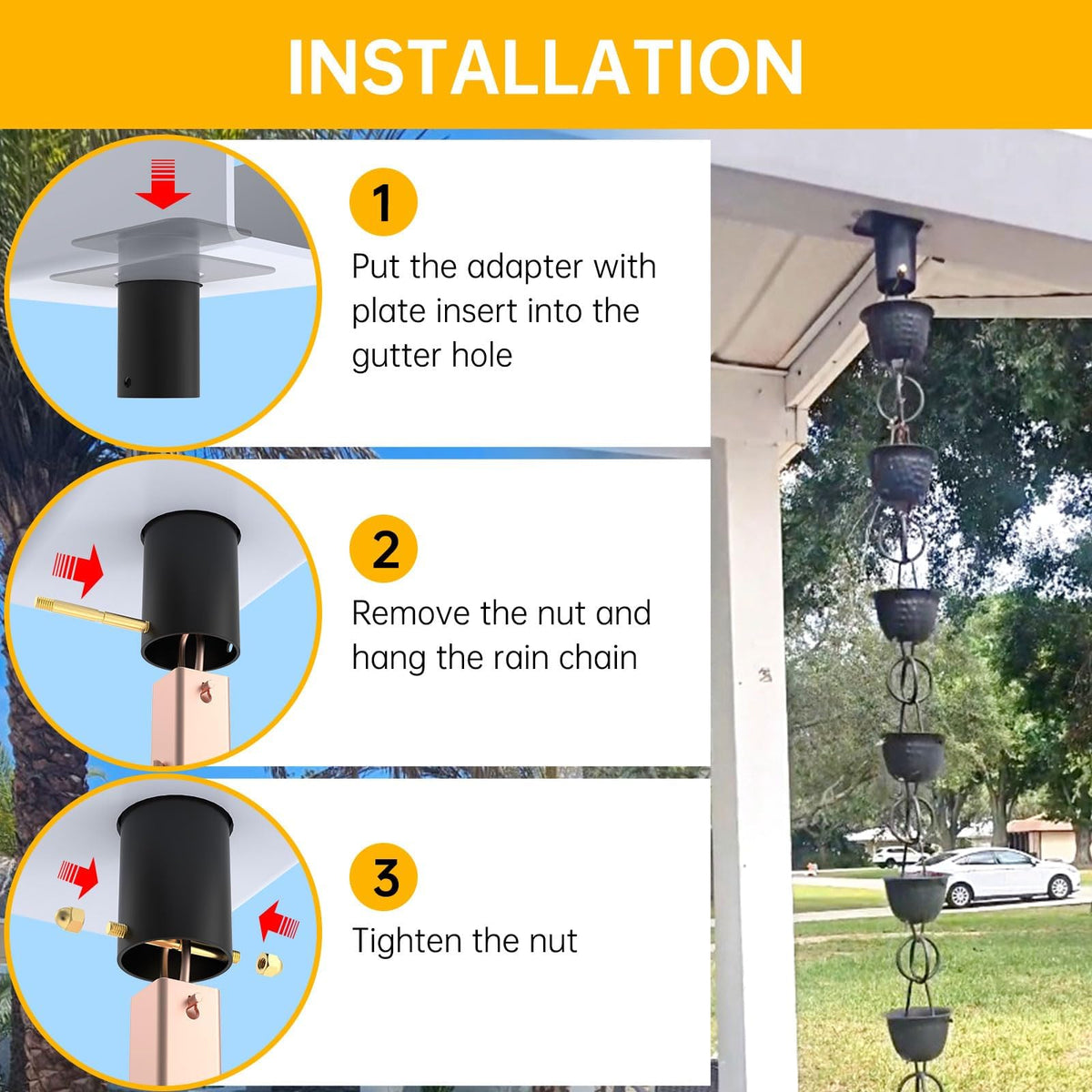 Demimy black aluminum body image emphasizing weather-resistant construction