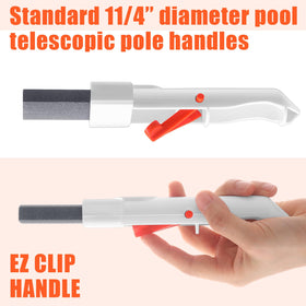 Demissle pool rust remover tool cleans mineral deposits on ceramic surfaces.