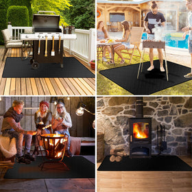 Demiwise durable foldable grill mat for compact storage