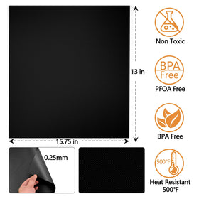 Demiwise heat-resistant 500F mat demonstrates safe high-heat grilling performance.