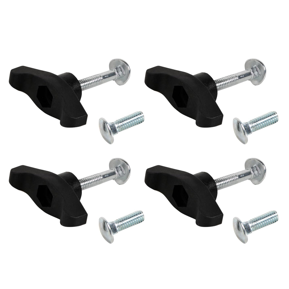 DemJamr universal T-handle bolts kit, packaging close-up showing durability for lawn mower assemblies.