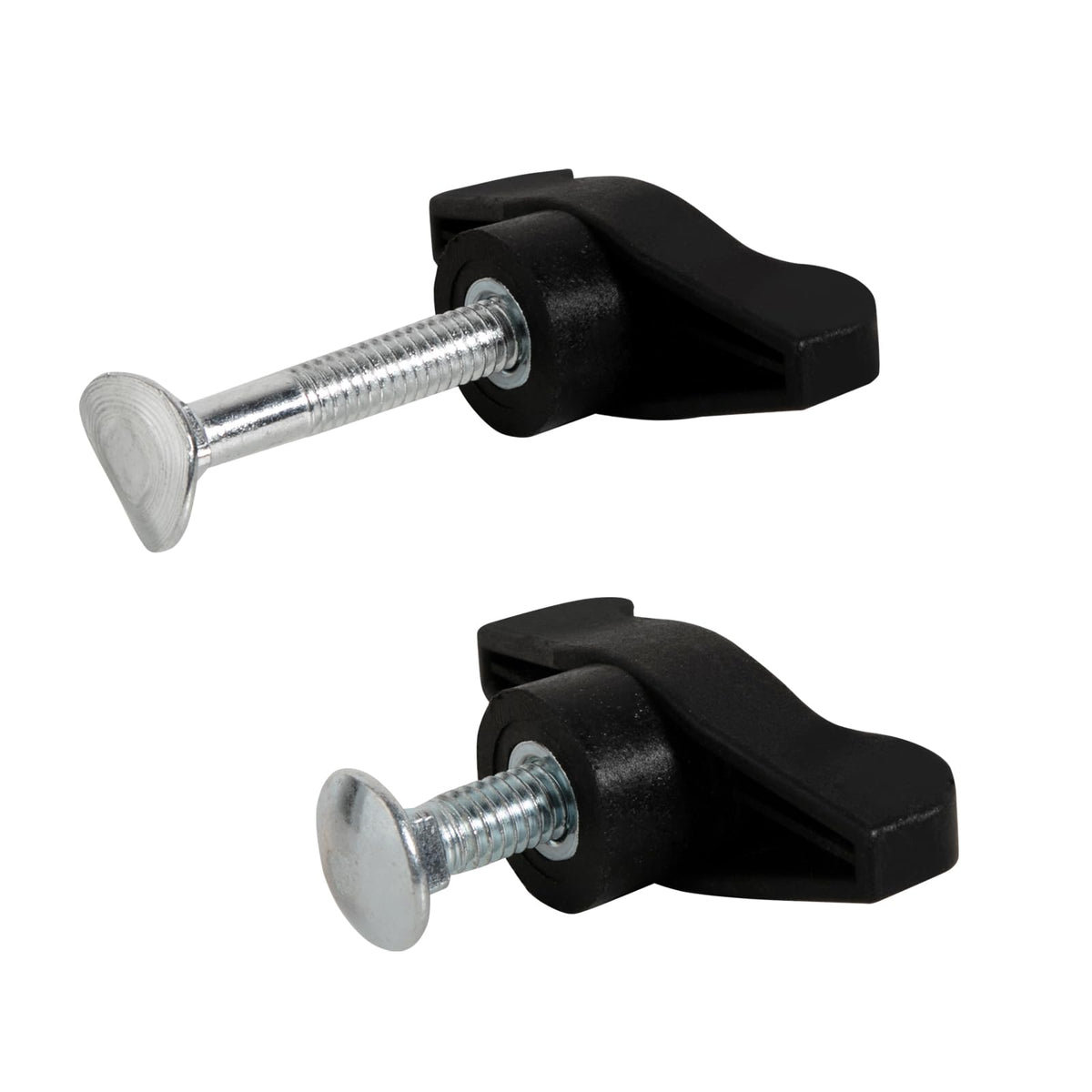 DemJamr wing handle knobs assembled with bolts in ready-to-install kit.