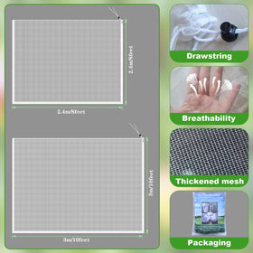 Demlox reusable garden netting durable for multiple seasons.