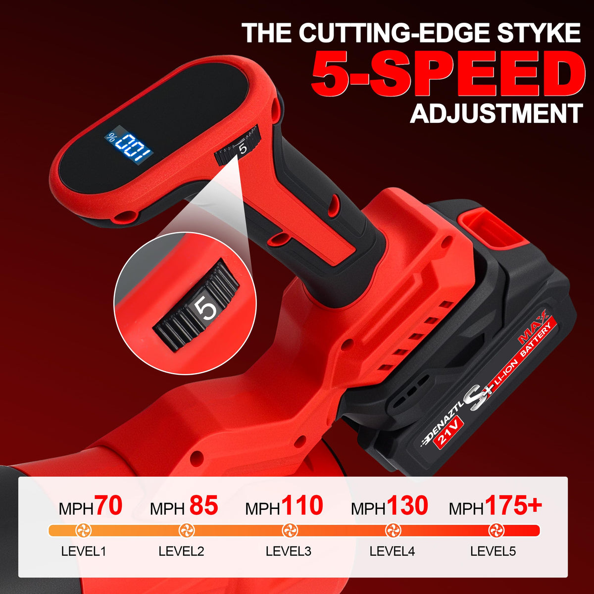 Denaztl lightweight 4-pound design reduces user fatigue during tasks.