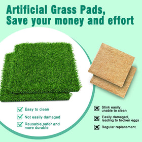 DenForste 8-pack nesting pads fit most coops and can be cut to fit.
