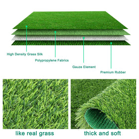 DenForste artificial grass nesting pad is washable for easy reuse.