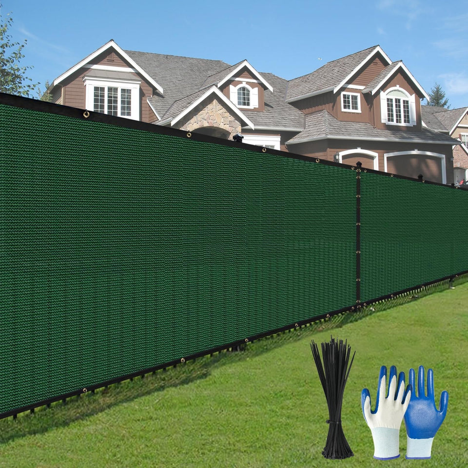 DenForste privacy fence screen on a backyard fence providing outdoor privacy