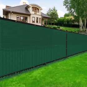 DenForste privacy screen in a garden providing enhanced privacy