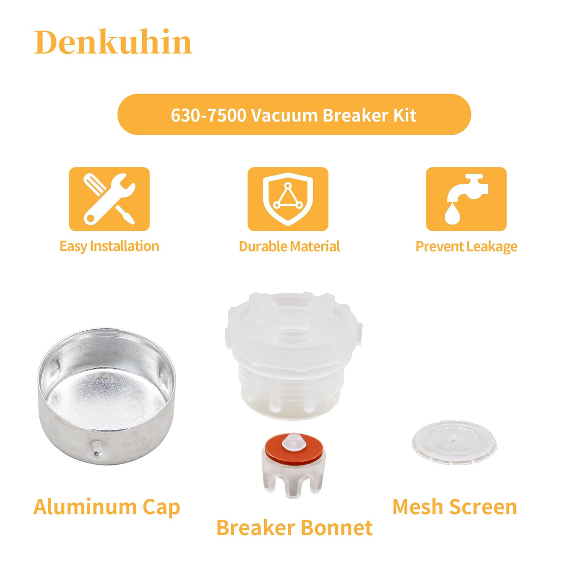 Denkuhin vacuum breaker kit includes all parts for replacement