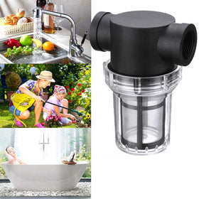 Denpetec portable garden irrigation filter ideal for outdoor setups.