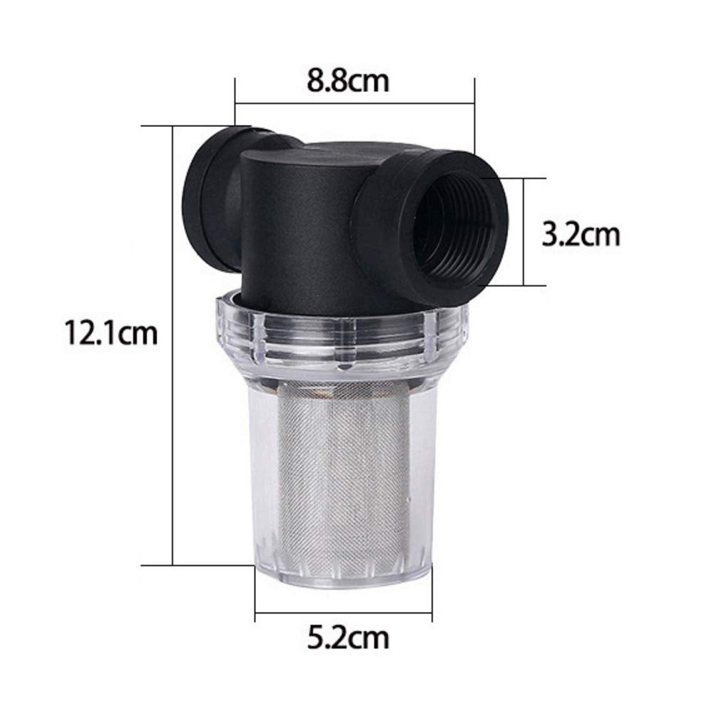 Denpetec sediment filter helps prolong pump life by catching debris.