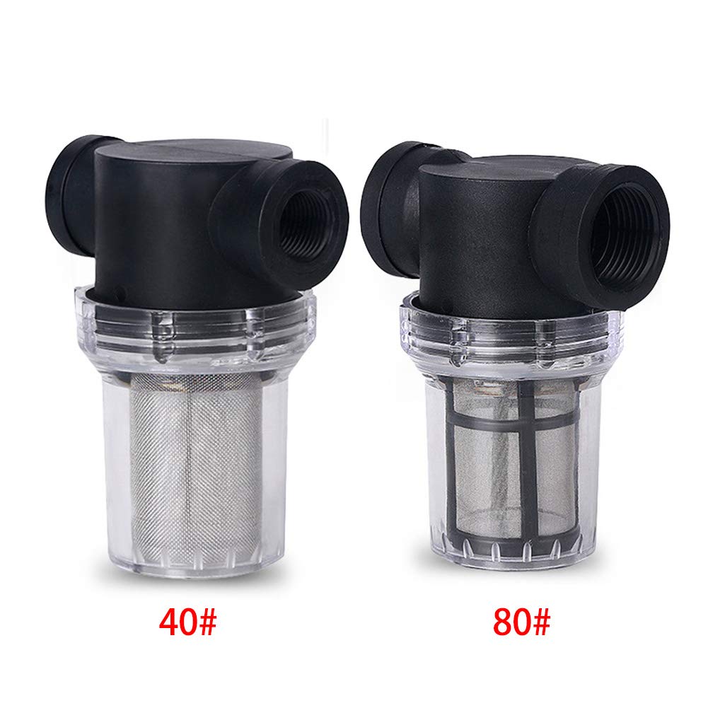 Denpetec transparent cover strainer enabling easy visual check and quick maintenance.