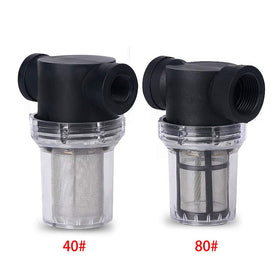 Denpetec transparent cover strainer enabling easy visual check and quick maintenance.