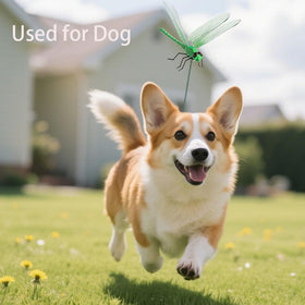 DEPHILA Dragonfly clip garden stake green adds color and wildlife-friendly display.