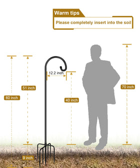 Derkniel rustproof powder-coated pole ready for all-weather outdoor use.