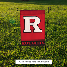 Desert Cactus Rutgers R Garden Flag Design A metal grommets ensure secure hanging