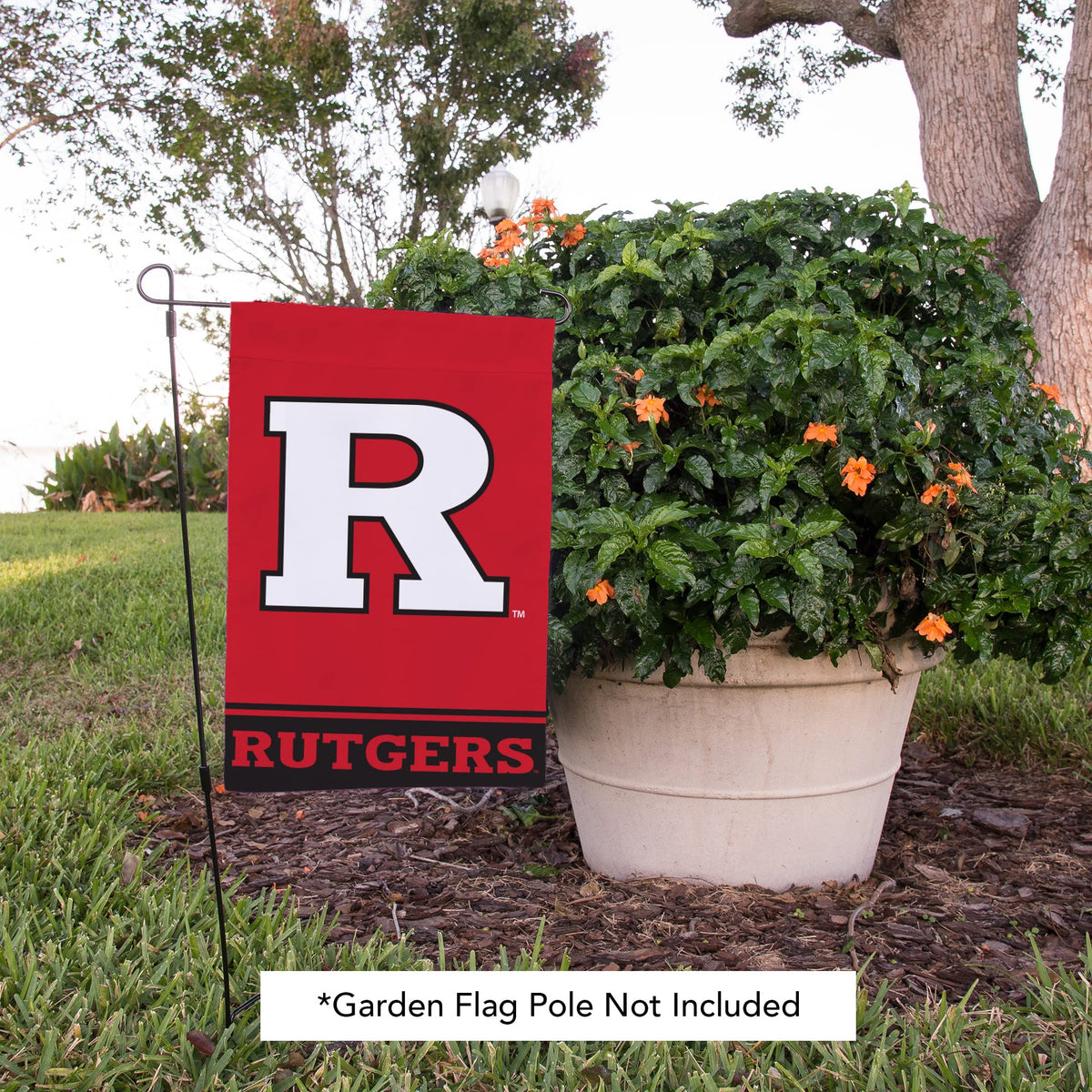 Desert Cactus Rutgers R Garden Flag Design A ideal for outdoor celebrations