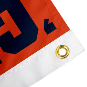 Desert Cactus Syracuse flag features quadruple-stitched ends and reinforced header.