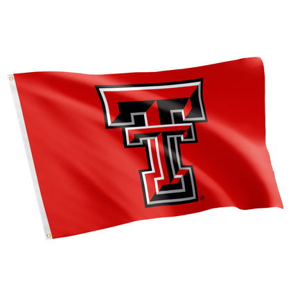 Desert Cactus TTU flag front view showcases durable 150D polyester for outdoor use.