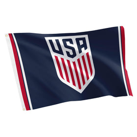 Desert Cactus US Soccer flag blue 3x5 design for home or tailgate display
