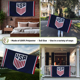 Desert Cactus flag with quadruple-stitched ends for longevity