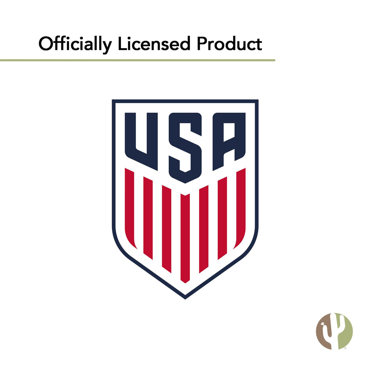 Desert Cactus US Soccer garden flag displayed at events or home decor.