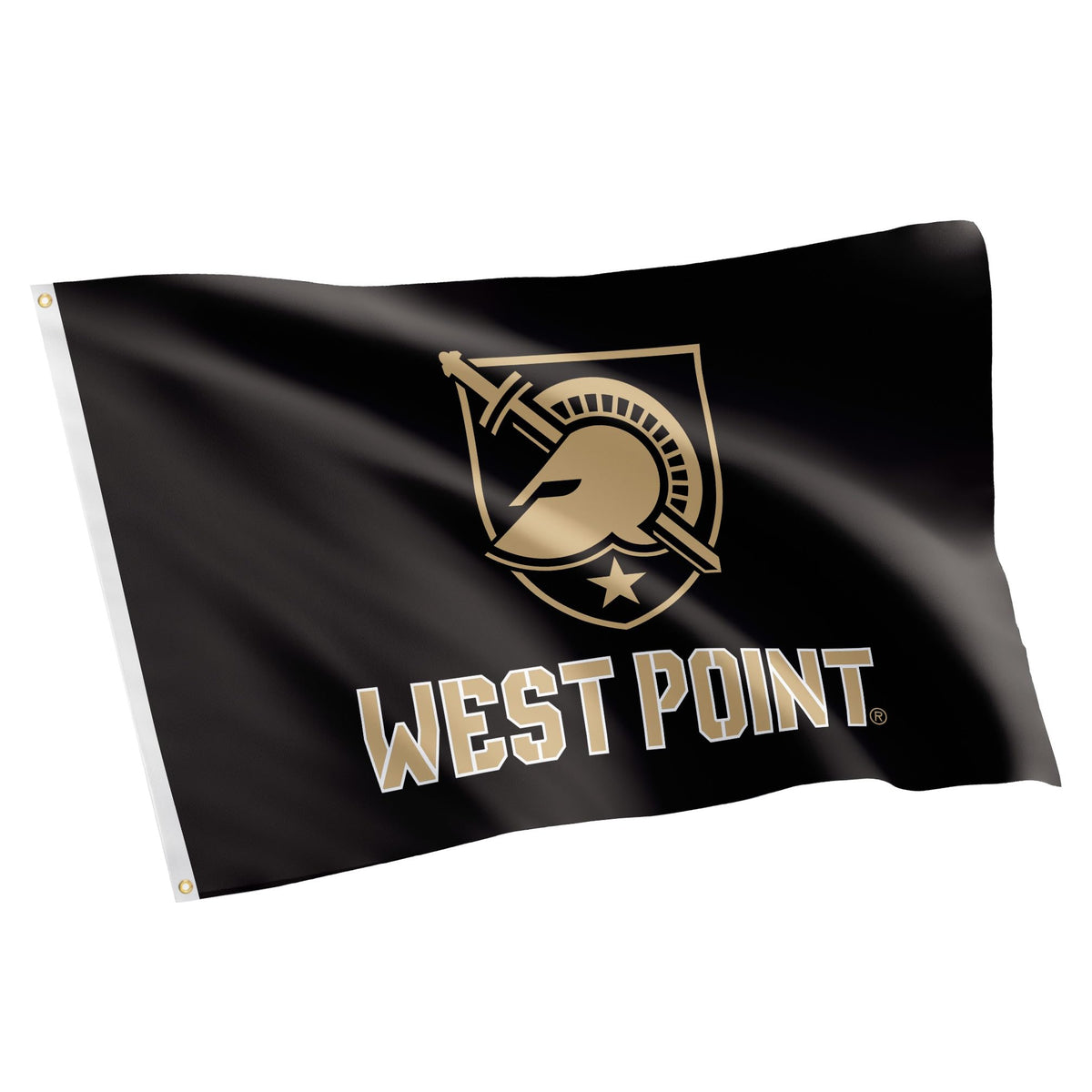 Desert Cactus USMA flag front view in 3x5 ft for outdoor display