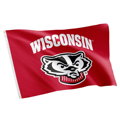 Desert Cactus UW flag 3x5 Badgers banner for outdoor display and pride