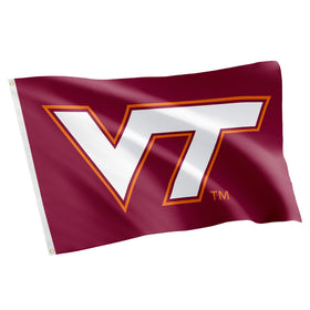 Desert Cactus Virginia Tech flag 3x5 front view for durable indoor/outdoor display