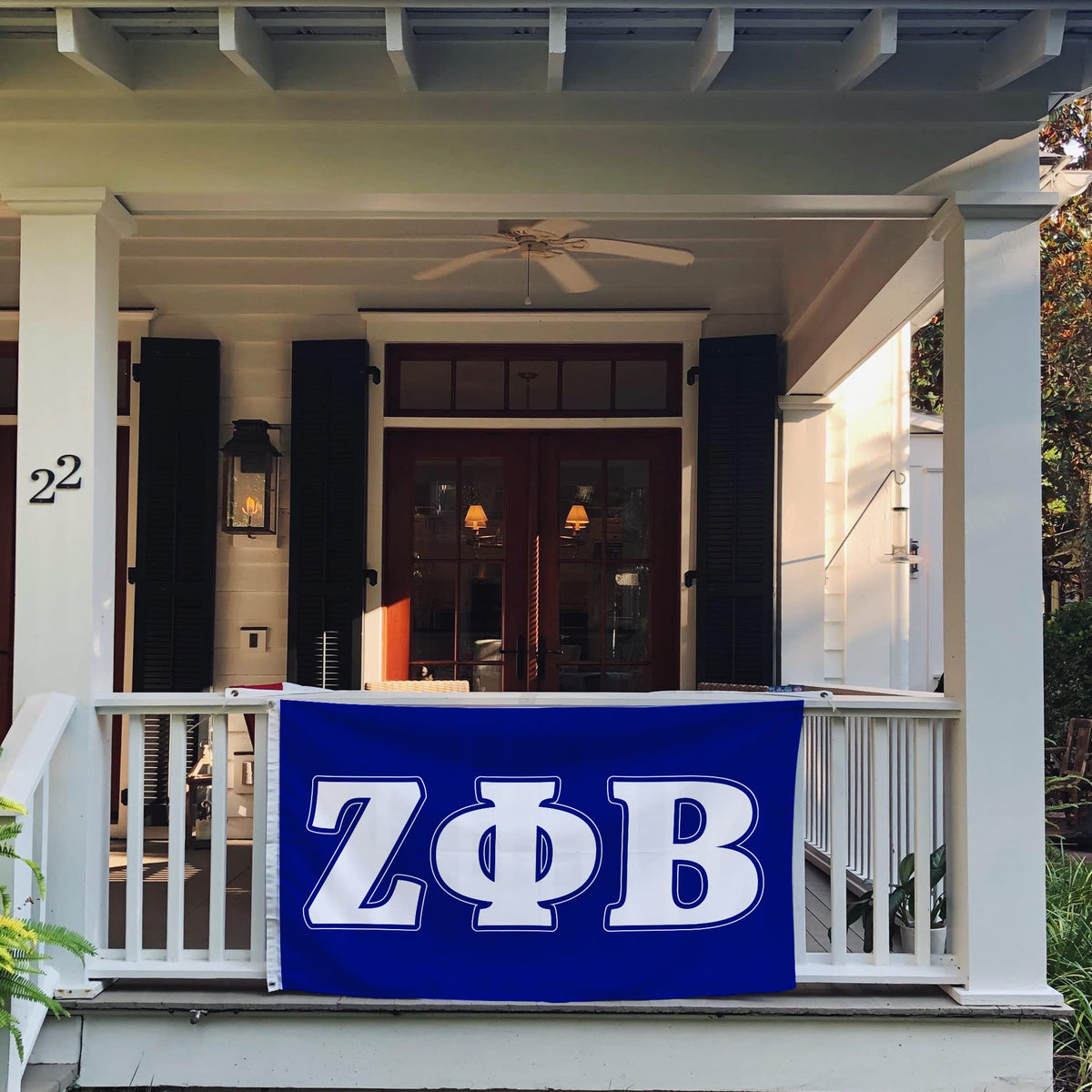 Desert Cactus Zeta Phi Beta flag made from durable 150D polyester