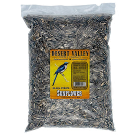 Desert Valley Striped Sunflower Seed bag 3lb ready for attracting cardinals and other songbirds