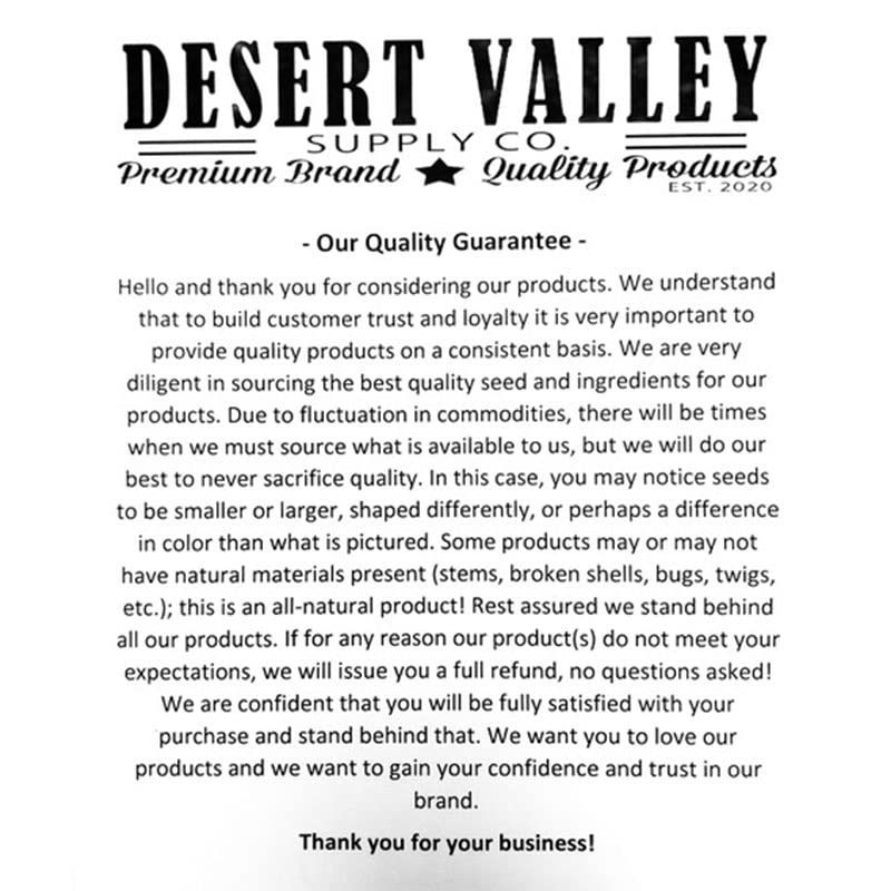 Desert Valley Supply animal-grade peanuts designed for safe wildlife feeding.