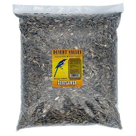Desert Valley Supply striped sunflower seed 10lb bag for high-energy birds