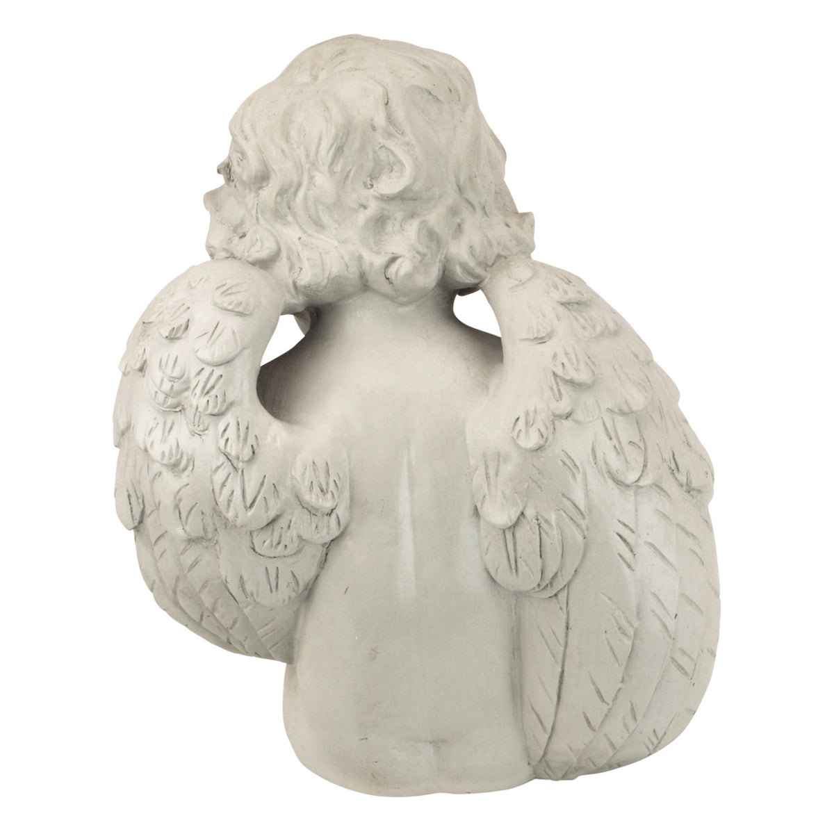 Design Toscano Angel dimpled cheeks closeup captures gentle mood.