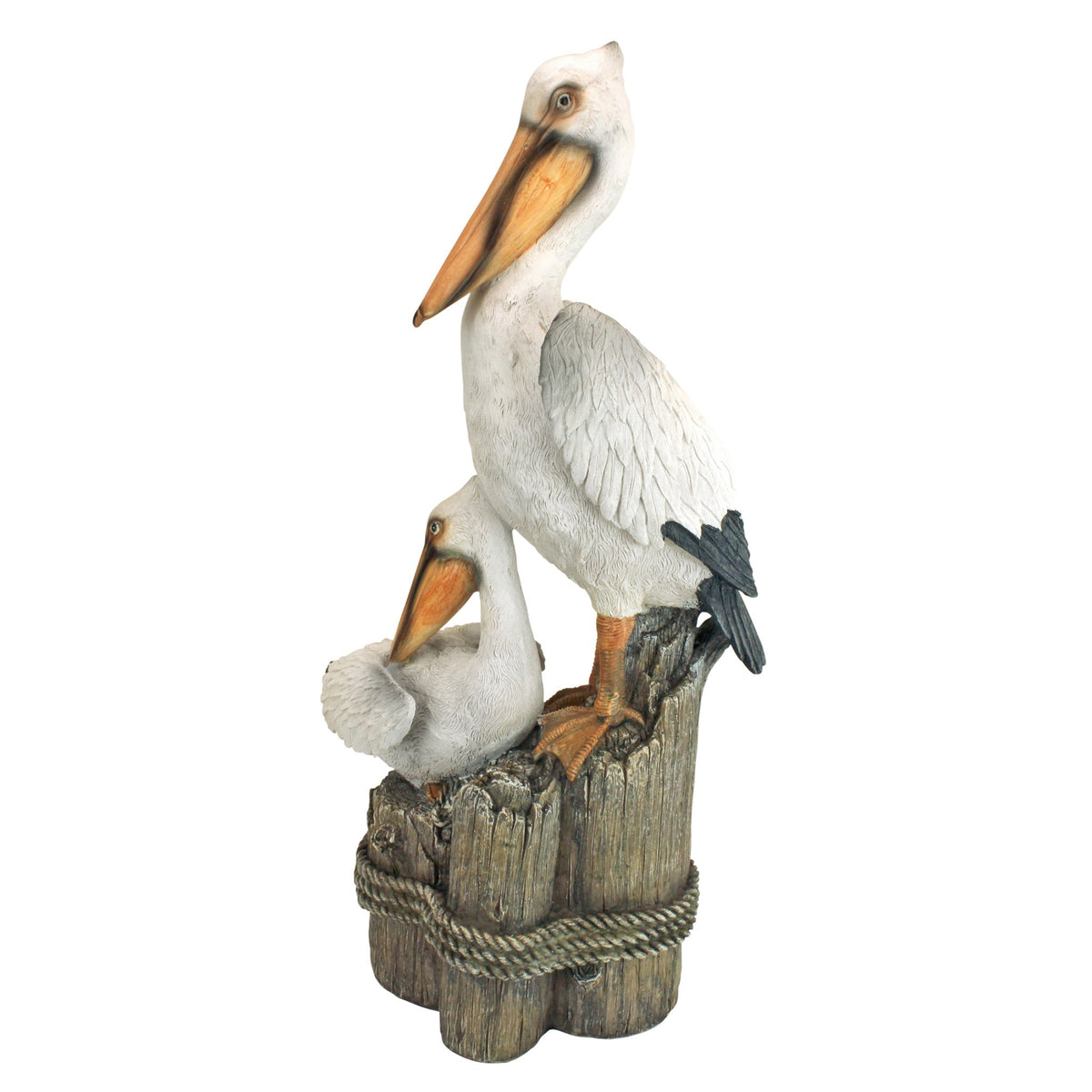 Design Toscano beachside garden statue complements pool areas with durability.